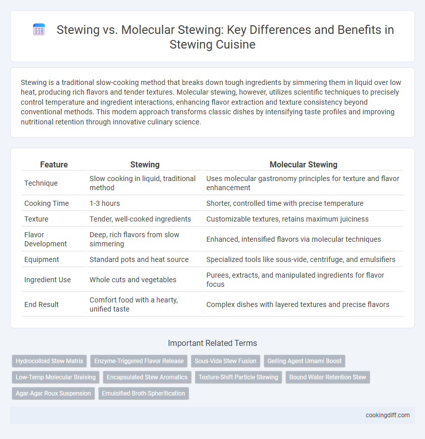 Stewing vs. Molecular Stewing: Key Differences and Benefits in Stewing Cuisine