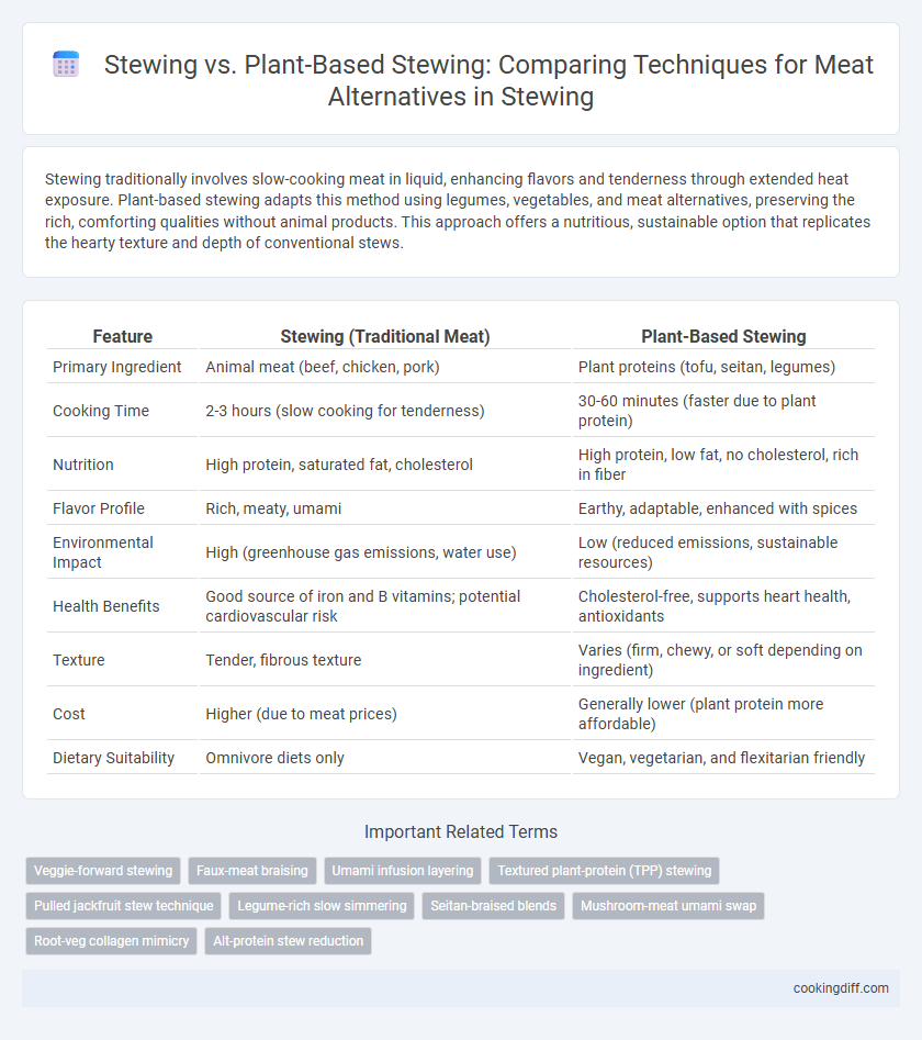 Stewing vs. Plant-Based Stewing: Comparing Techniques for Meat Alternatives in Stewing