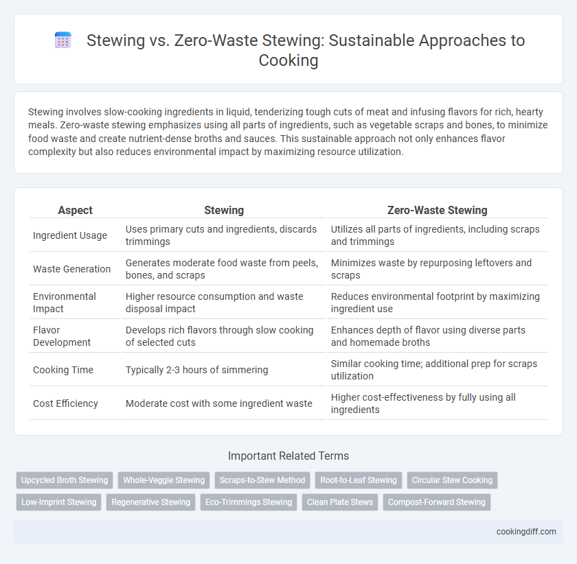 Stewing vs. Zero-Waste Stewing: Sustainable Approaches to Cooking