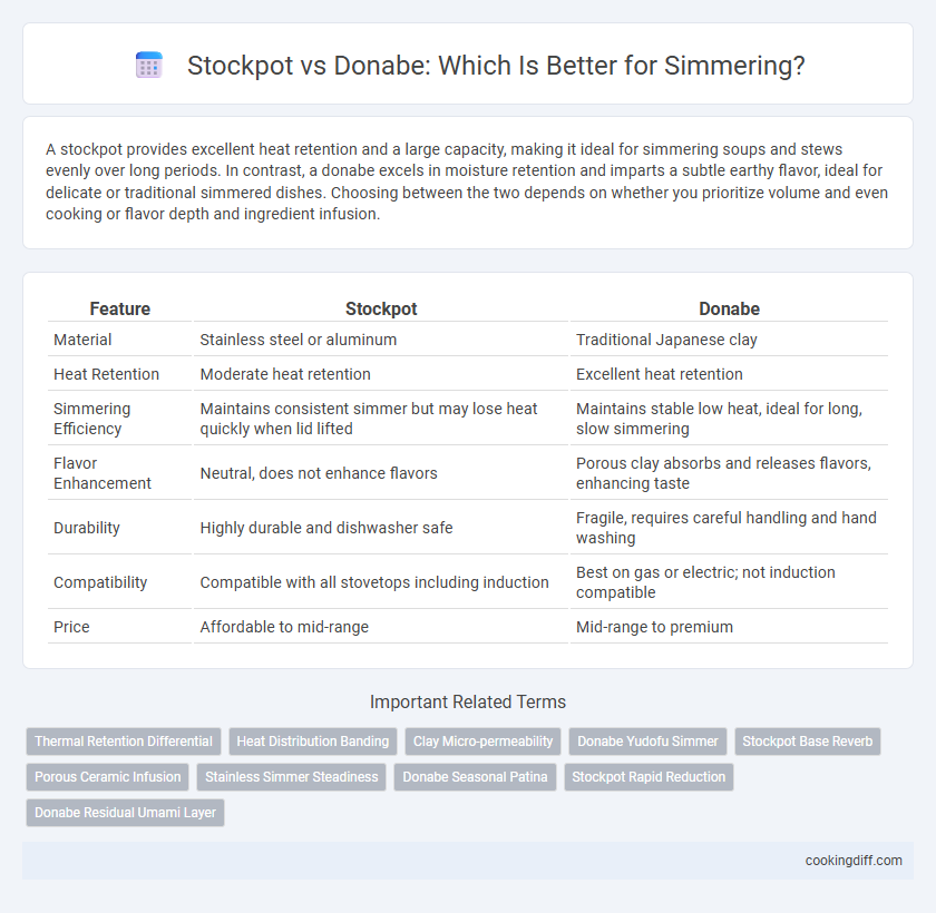 Stockpot vs Donabe: Which Is Better for Simmering?