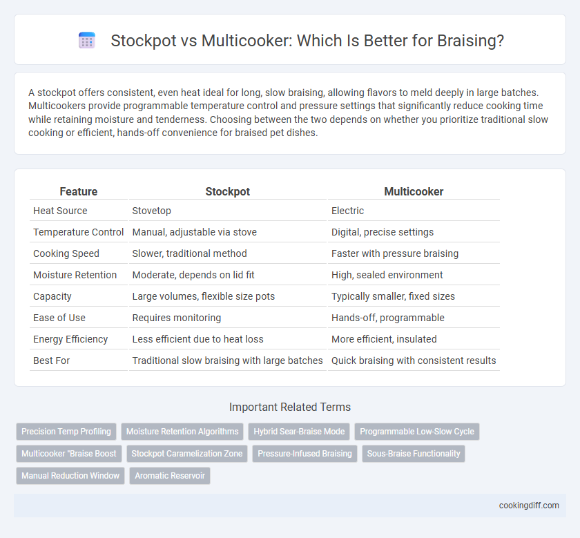 Stockpot vs Multicooker: Which Is Better for Braising?