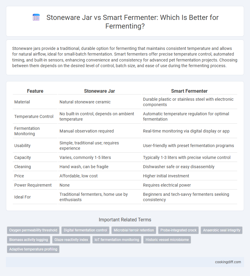 Stoneware Jar vs Smart Fermenter: Which Is Better for Fermenting?