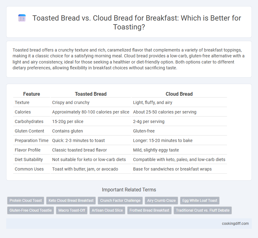 Toasted Bread vs. Cloud Bread for Breakfast: Which is Better for Toasting?