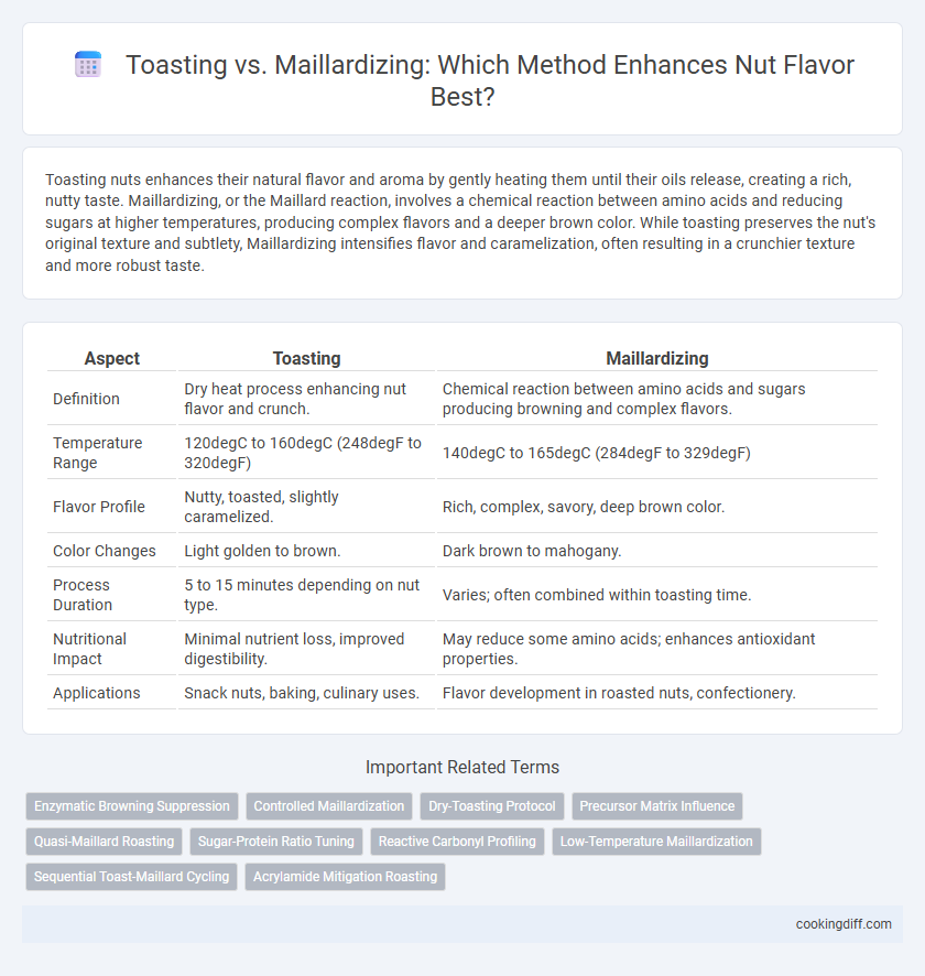 Toasting vs. Maillardizing: Which Method Enhances Nut Flavor Best?