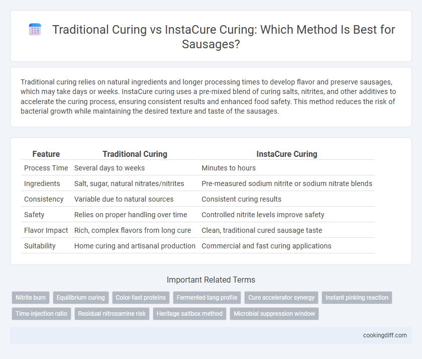 Traditional Curing vs InstaCure Curing: Which Method Is Best for Sausages?