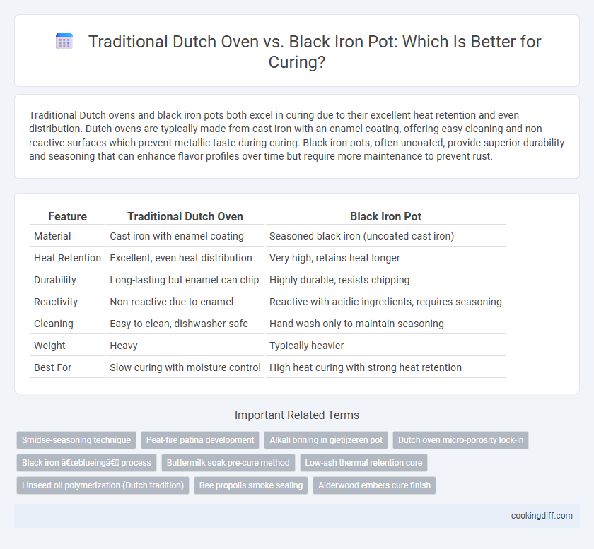 Traditional Dutch Oven vs. Black Iron Pot: Which Is Better for Curing?