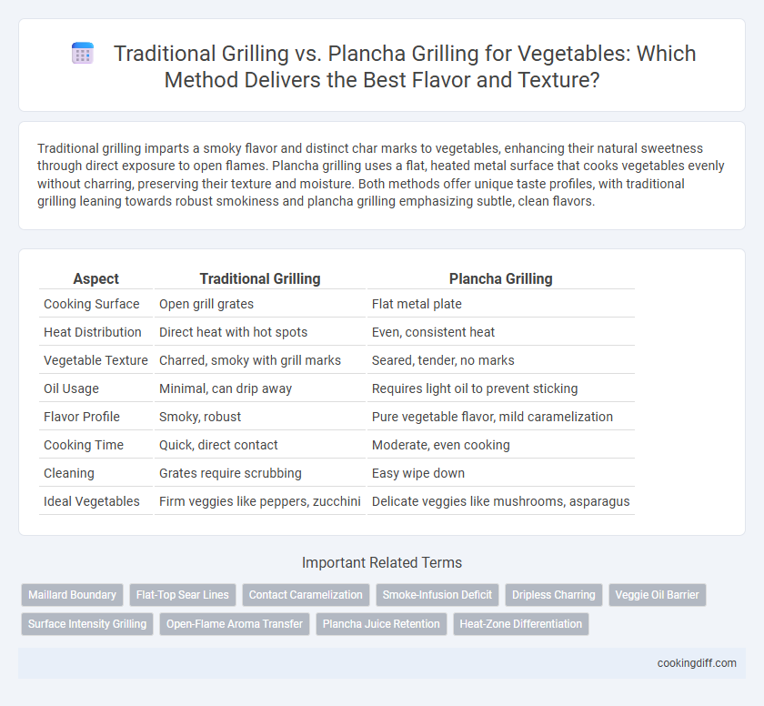 Traditional Grilling vs. Plancha Grilling for Vegetables: Which Method Delivers the Best Flavor and Texture?