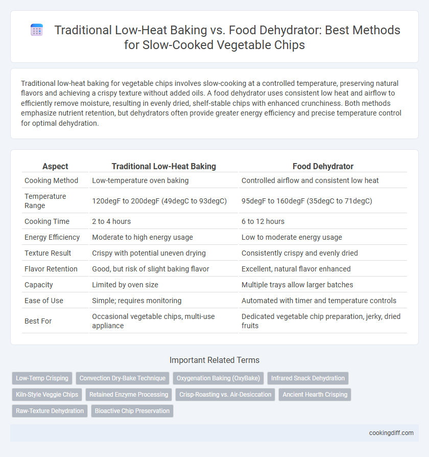 Traditional Low-Heat Baking vs. Food Dehydrator: Best Methods for Slow-Cooked Vegetable Chips