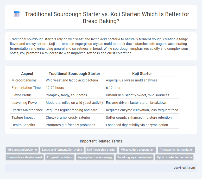 Traditional Sourdough Starter vs. Koji Starter: Which Is Better for Bread Baking?