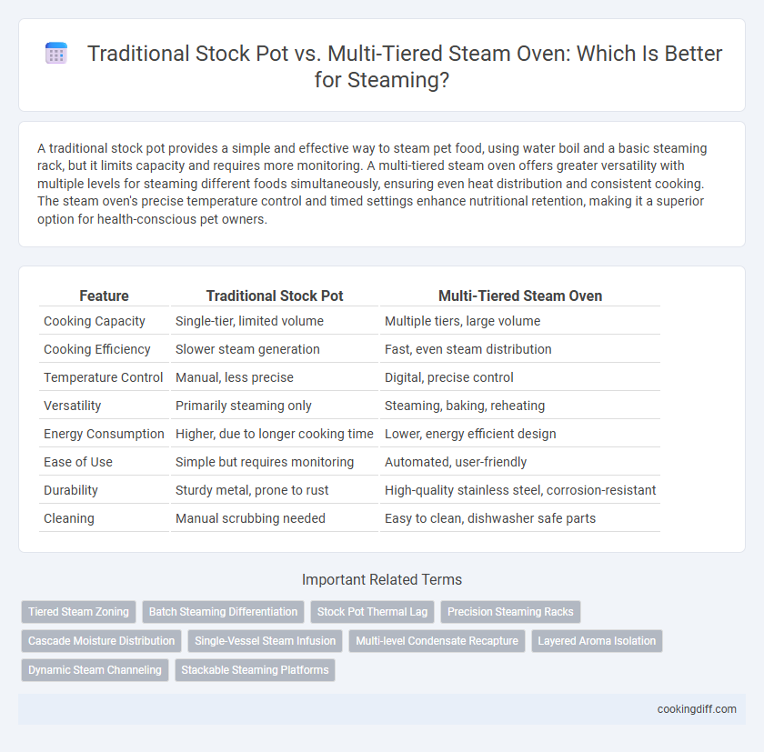 Traditional Stock Pot vs. Multi-Tiered Steam Oven: Which Is Better for Steaming?