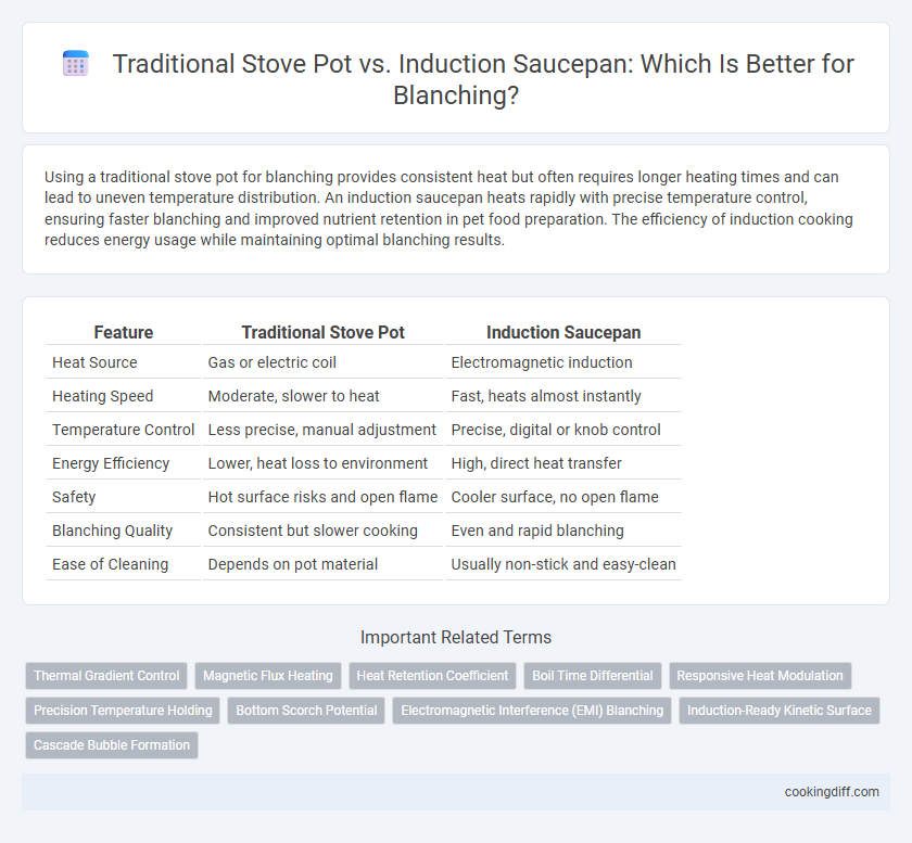Traditional Stove Pot vs. Induction Saucepan: Which Is Better for Blanching?