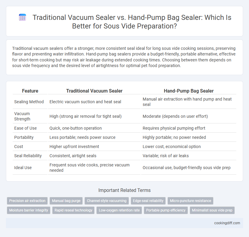 Traditional Vacuum Sealer vs. Hand-Pump Bag Sealer: Which Is Better for Sous Vide Preparation?