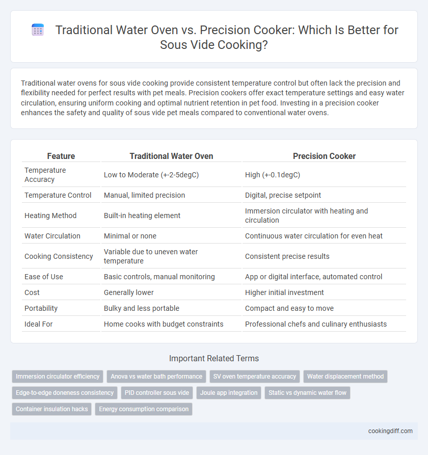 Traditional Water Oven vs. Precision Cooker: Which Is Better for Sous Vide Cooking?