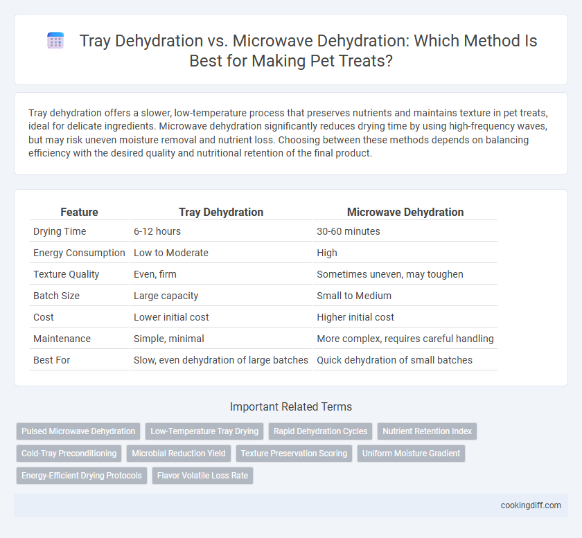 Tray Dehydration vs. Microwave Dehydration: Which Method Is Best for Making Pet Treats?