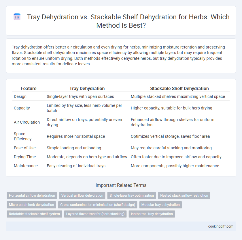 Tray Dehydration vs. Stackable Shelf Dehydration for Herbs: Which Method Is Best?