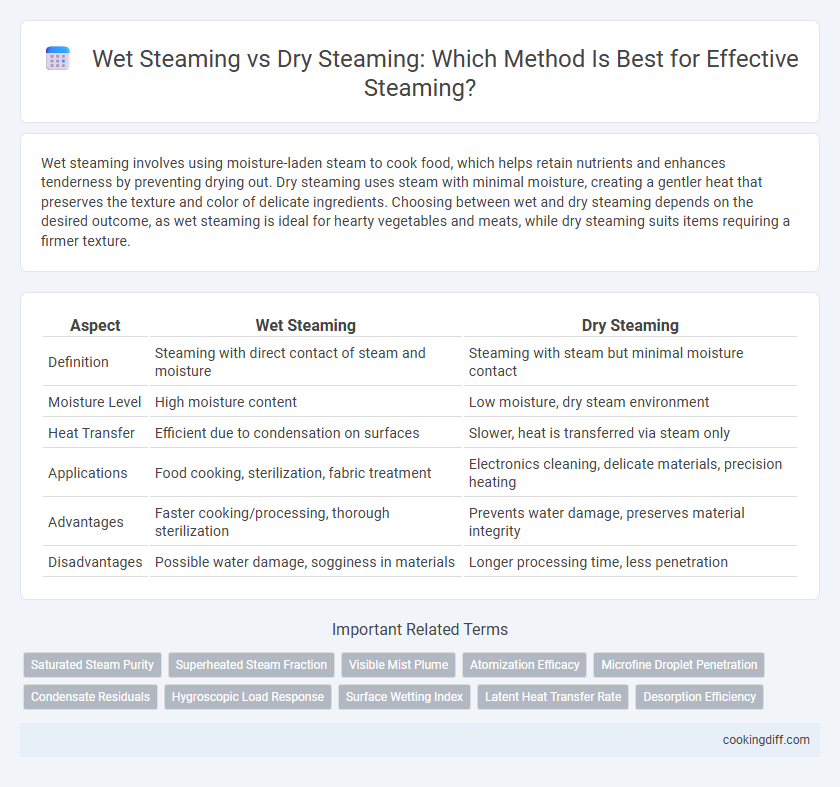 Wet Steaming vs Dry Steaming: Which Method Is Best for Effective Steaming?