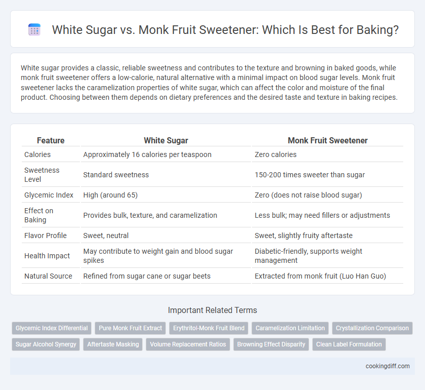 White Sugar vs. Monk Fruit Sweetener: Which Is Best for Baking?