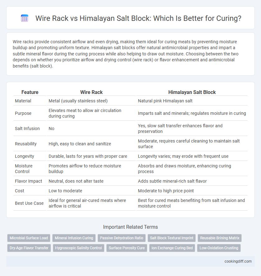 Wire Rack vs Himalayan Salt Block: Which Is Better for Curing?