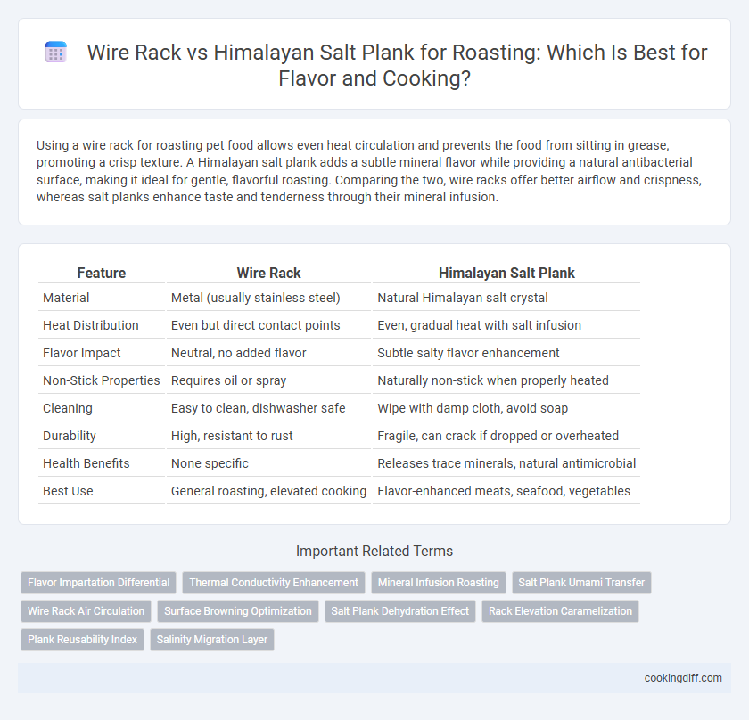 Wire Rack vs Himalayan Salt Plank for Roasting: Which Is Best for Flavor and Cooking?