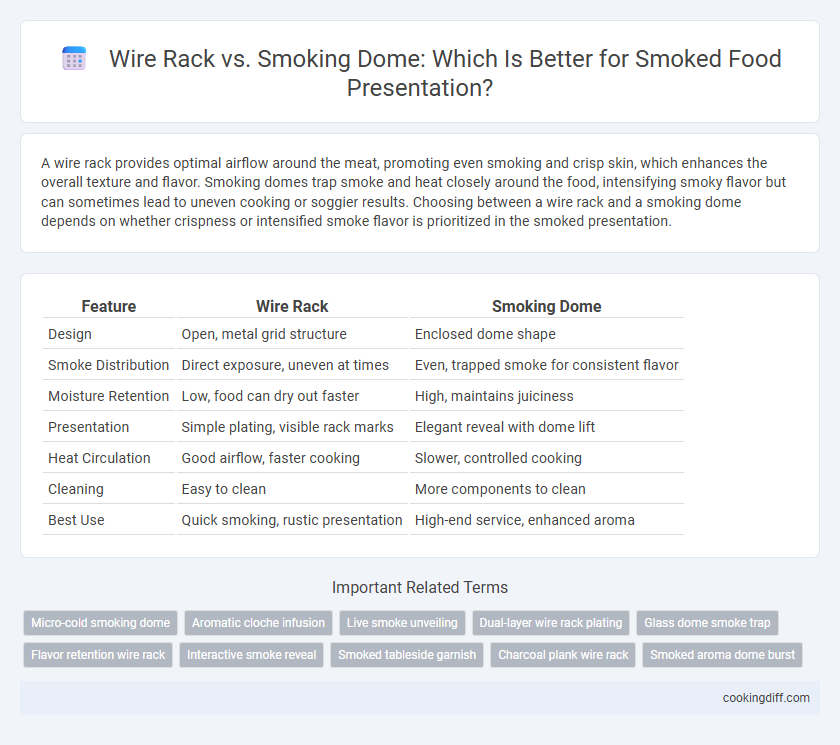 Wire Rack vs. Smoking Dome: Which Is Better for Smoked Food Presentation?