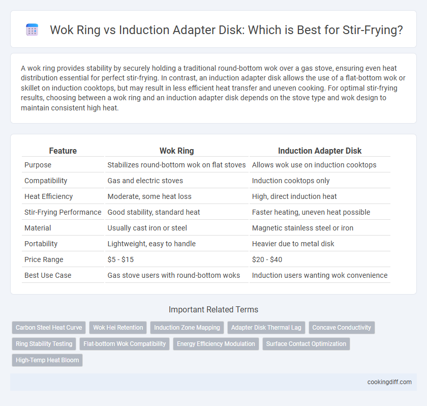 Wok Ring vs Induction Adapter Disk: Which is Best for Stir-Frying?