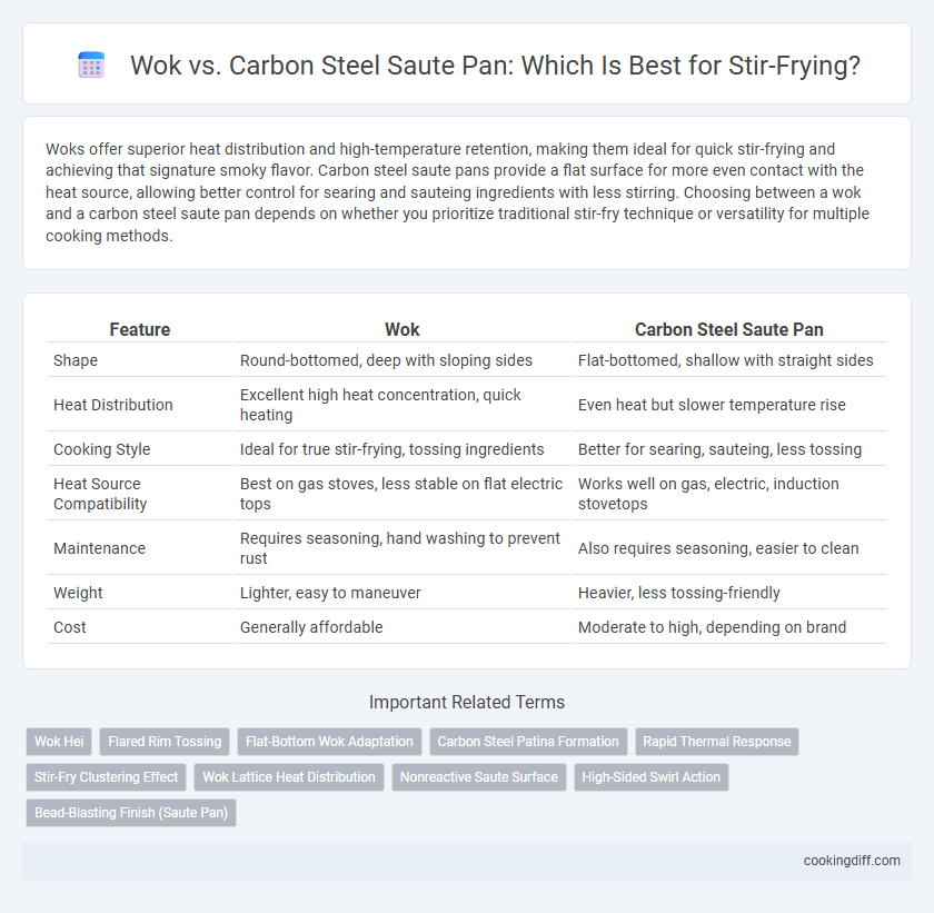 Wok vs. Carbon Steel Saute Pan: Which Is Best for Stir-Frying?